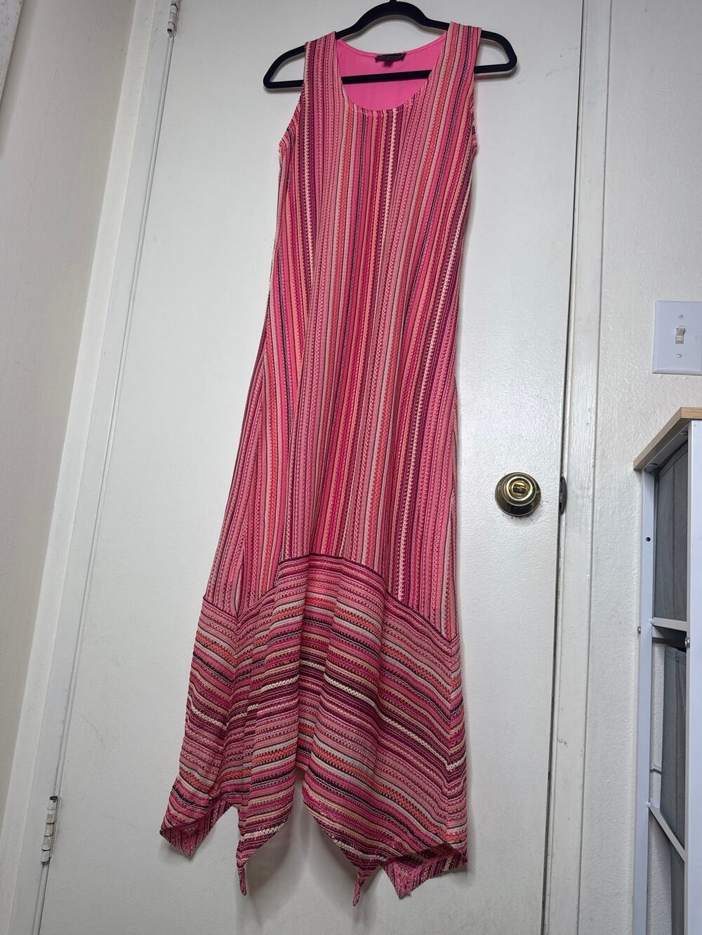 G by Giuliana Black Label Pink Crochet Fairy Summer Dress sz S